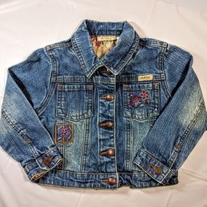 Levi Strauss Embroidered Jacket Toddler Girls 2T